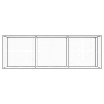 Kattenkooi 4,5x1,5x1,5 m gegalvaniseerd staal 4.5 x 1.5 x 1.5 m