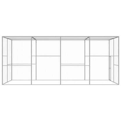 Kattenkooi 6X3X2,5 M Gegalvaniseerd Staal 6 x 3 x 2.5 m