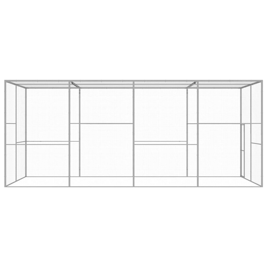 Kattenkooi 6X3X2,5 M Gegalvaniseerd Staal 6 x 3 x 2.5 m