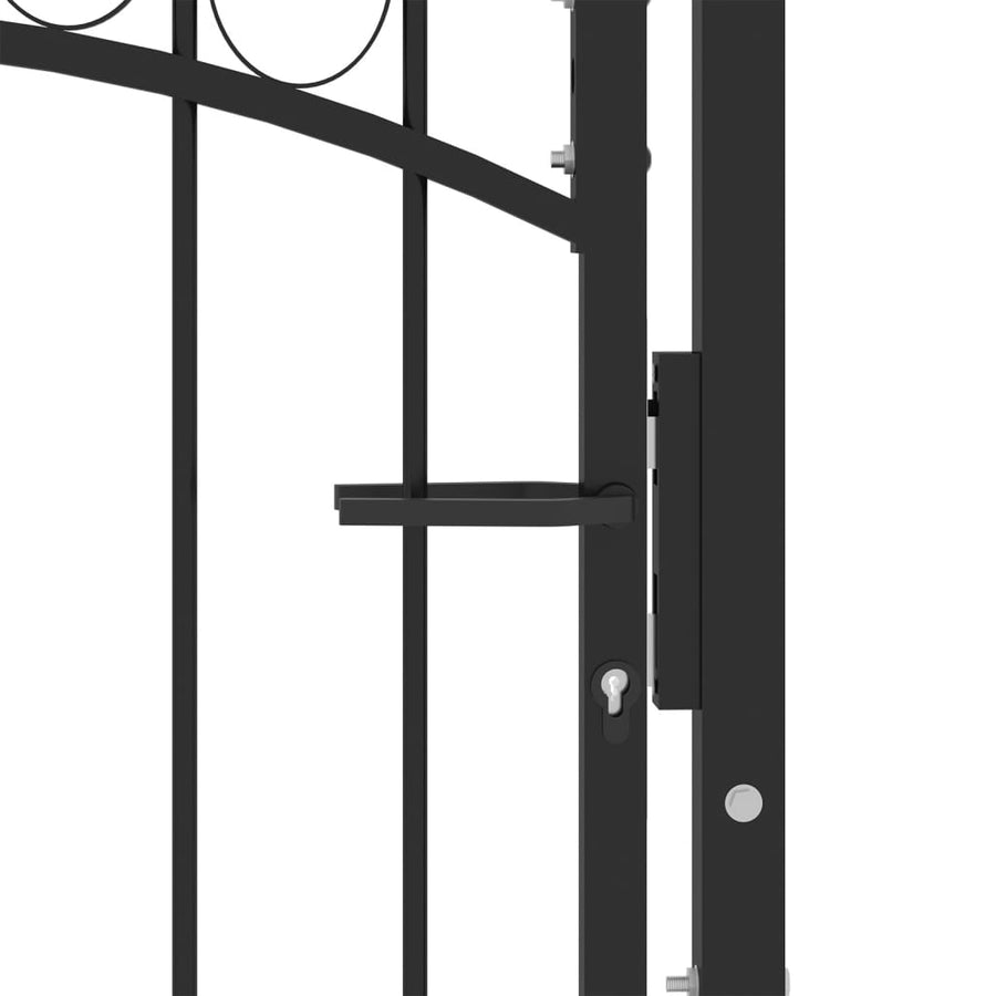 Poort Met Gebogen Bovenkant Staal 100 x 125 cm