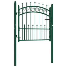 Poort Met Speerpunten 100X100 Cm Staal Groen 100 x 100 cm