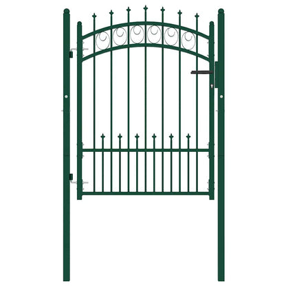Hekpoort EMMEN met stalen pinnen 104x109,5 cm groen
