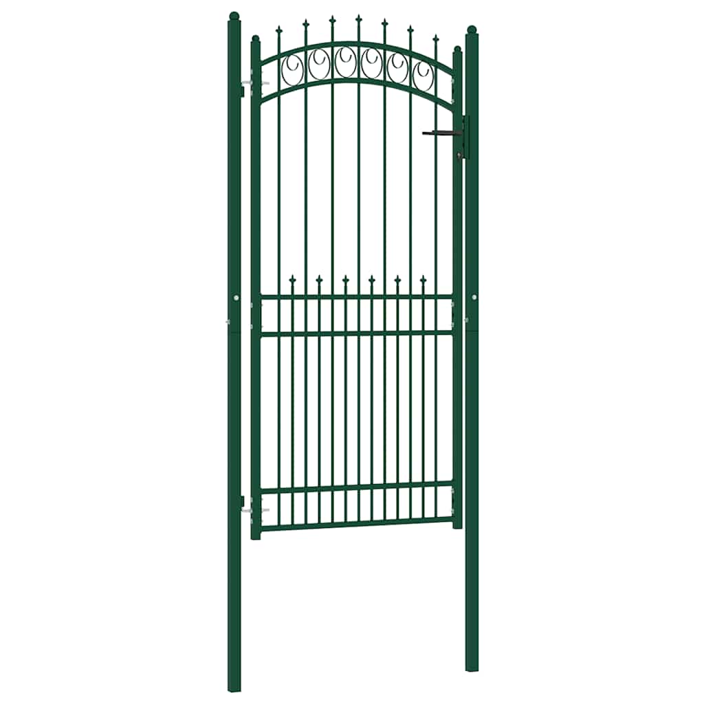 Hekpoort EMMEN met stalen pinnen 104x147 cm groen