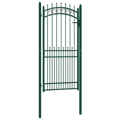 Hekpoort EMMEN met stalen pinnen 104x147 cm groen