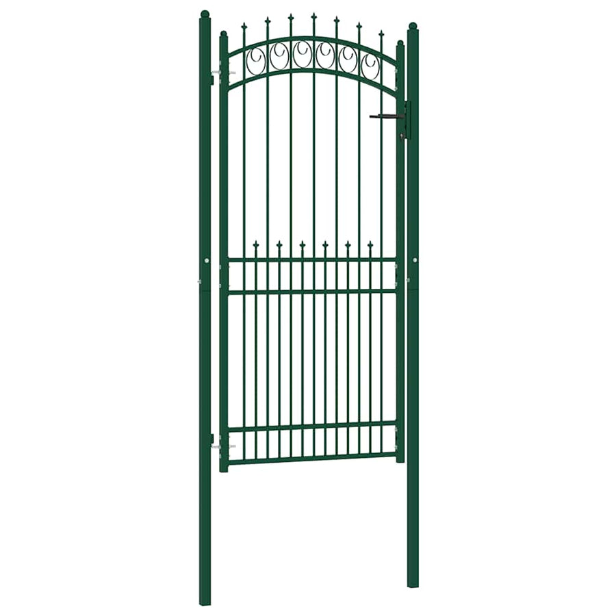 Hekpoort EMMEN met stalen pinnen 104x147 cm groen
