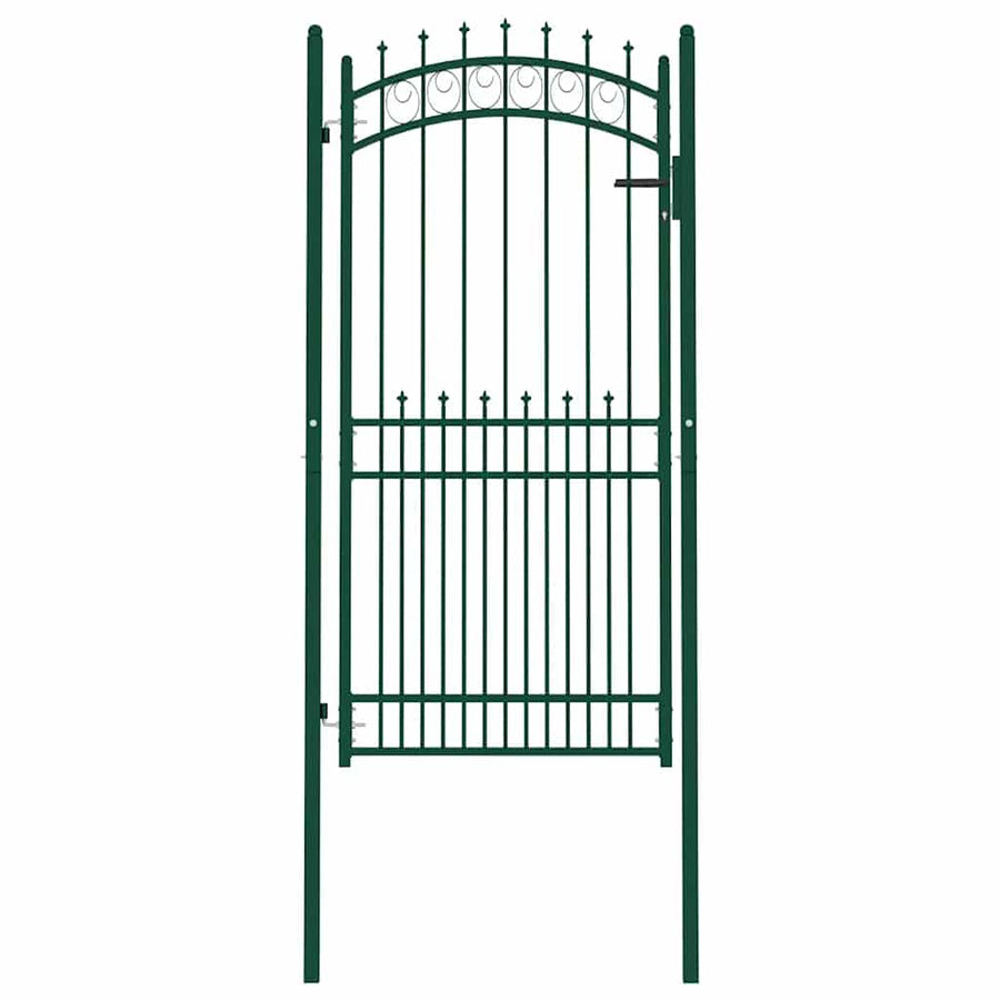 Hekpoort EMMEN met stalen pinnen 104x147 cm groen