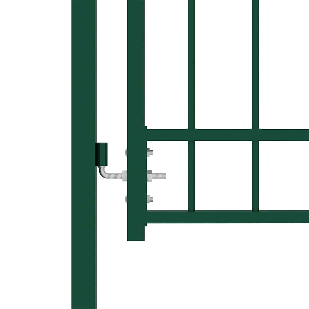 Hekpoort EMMEN met stalen pinnen 104x147 cm groen