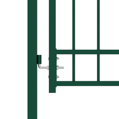 Hekpoort EMMEN met stalen pinnen 104x147 cm groen