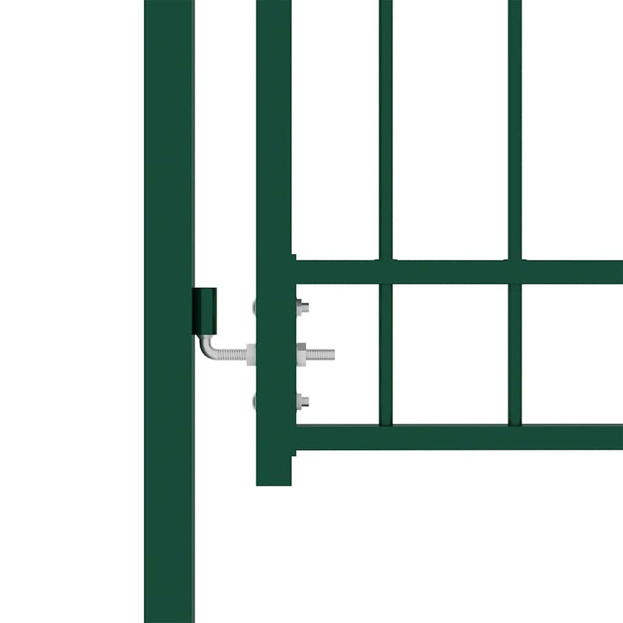 Hekpoort EMMEN met stalen pinnen 104x147 cm groen