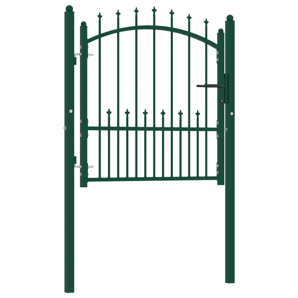 Poort Met Speerpunten Staal 100 x 100 cm