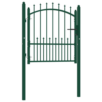Poort Met Speerpunten Staal 100 x 100 cm