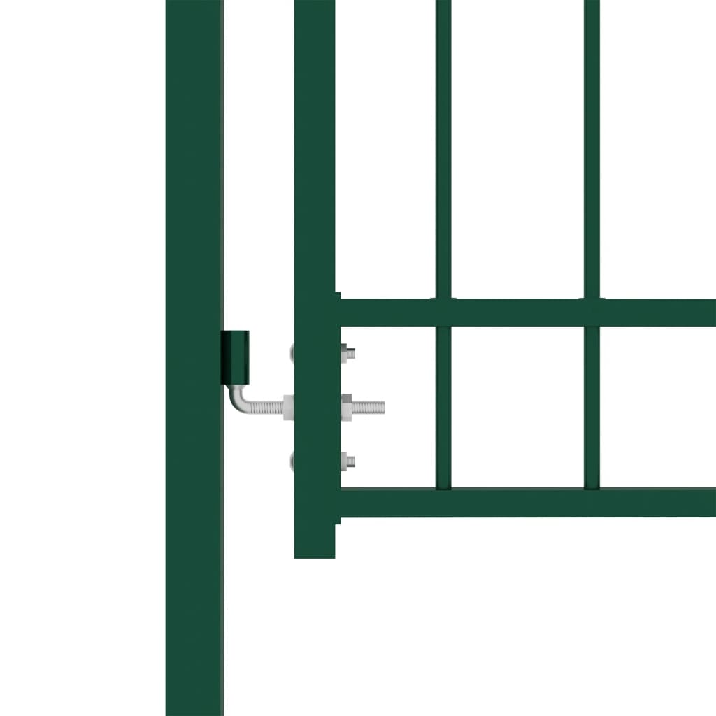 Poort Met Speerpunten Staal 100 x 100 cm