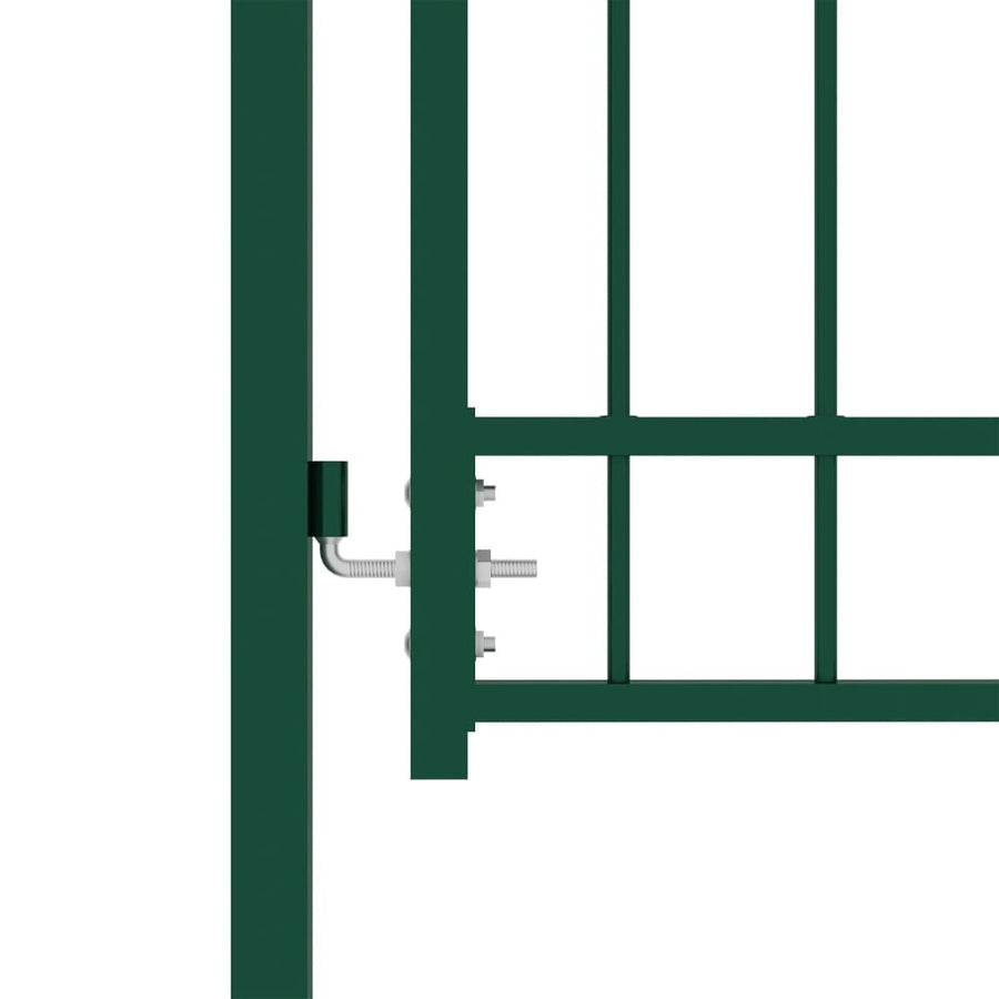 Poort Met Speerpunten Staal 100 x 100 cm