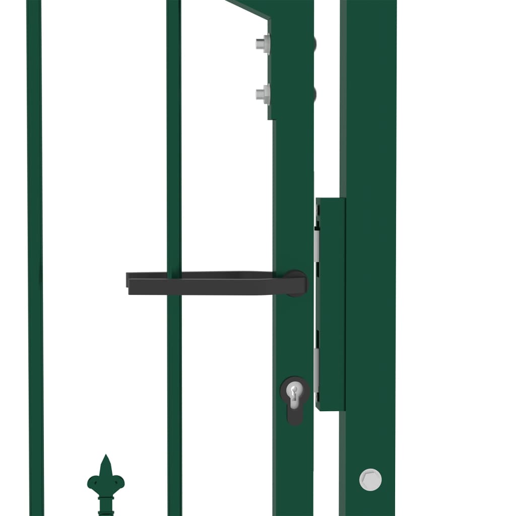 Poort Met Speerpunten Staal 100 x 100 cm