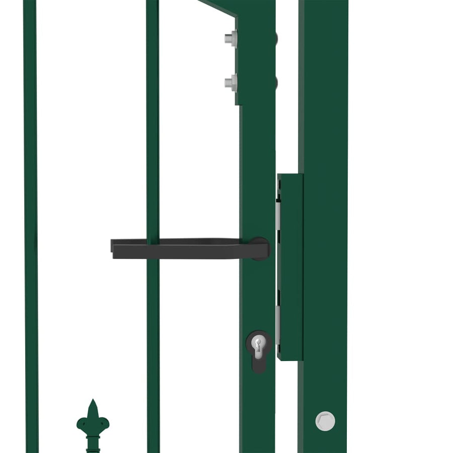 Poort Met Speerpunten Staal 100 x 100 cm