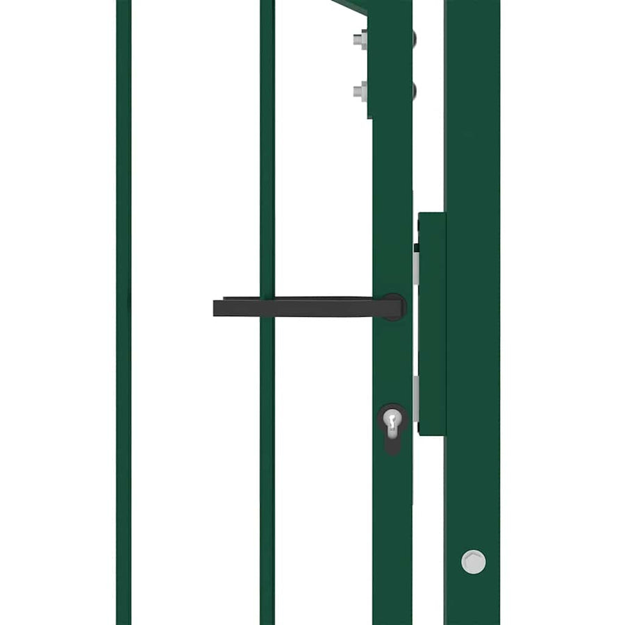 Hekpoort EMMEN met stalen pinnen 104x109,5 cm groen
