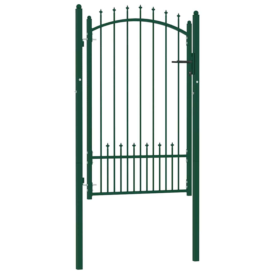 Hekpoort EMMEN met stalen pinnen 104x117 cm groen