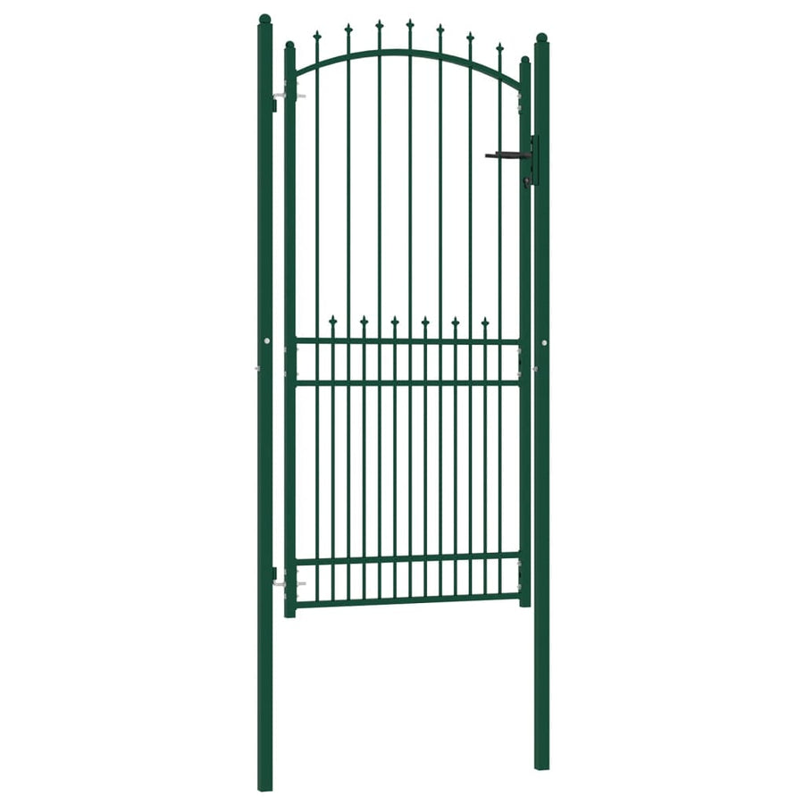 Hekpoort EMMEN met stalen pinnen 104x147 cm groen