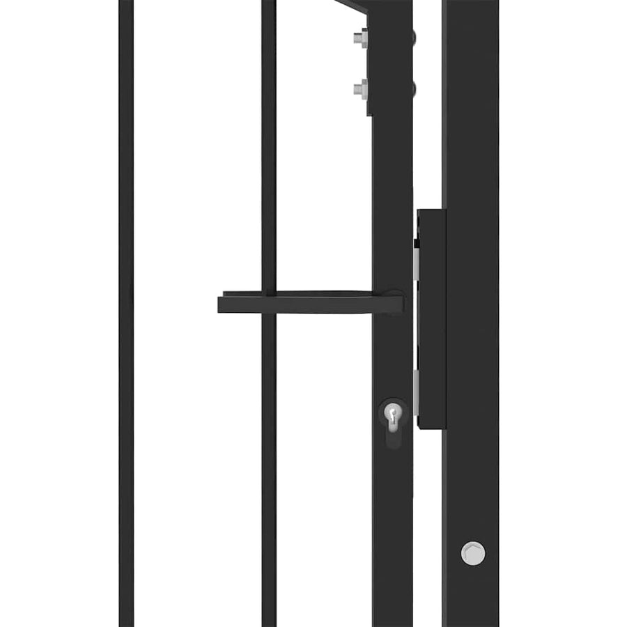Hekdeur met spijkers EMMEN 100 x 200 cm Poedergecoat staal