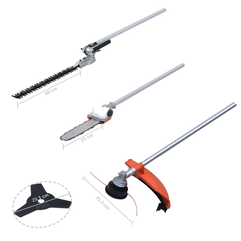 Tuingereedschapsset Met 52 Cc Motor 4-In-1