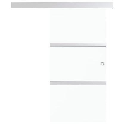 Schuifdeur met zachte stops 76x205 cm ESG-glas en aluminium 1 76 x 205 cm