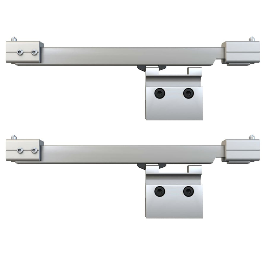 Schuifdeur met zachte stops 76x205 cm ESG-glas en aluminium 1 76 x 205 cm