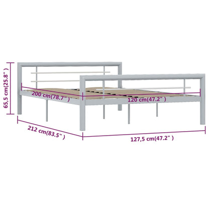 Bedframe Metaal 120 x 200 cm