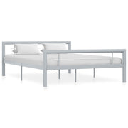 Bedframe metaal 160x200 cm grijs