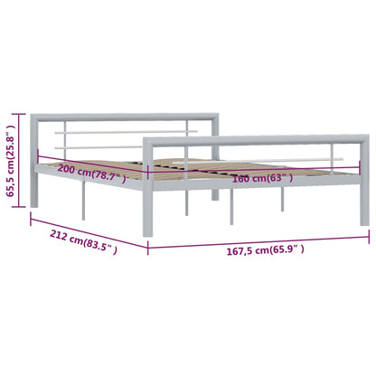 Bedframe Metaal 160 x 200 cm
