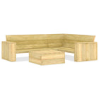 2-piece Lounge Set Impregnated Pine