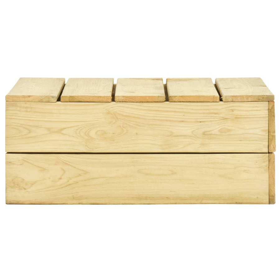 2-Delige Loungeset Geïmpregneerd Grenenhout hoek + Tafel