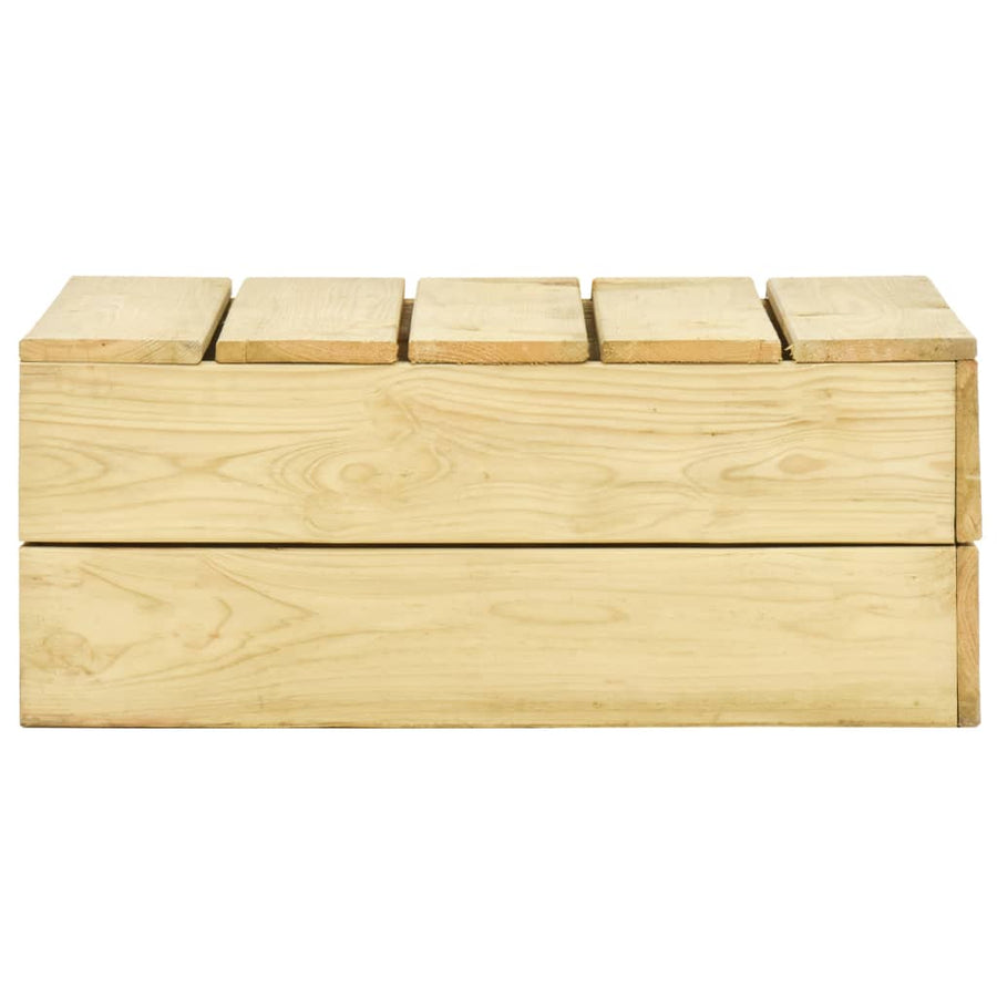 2-Delige Loungeset Geïmpregneerd Grenenhout Bank + Tafel