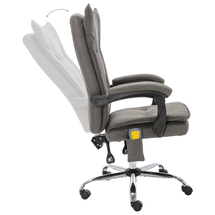 Kantoormassagestoel Stof 1 Grijs