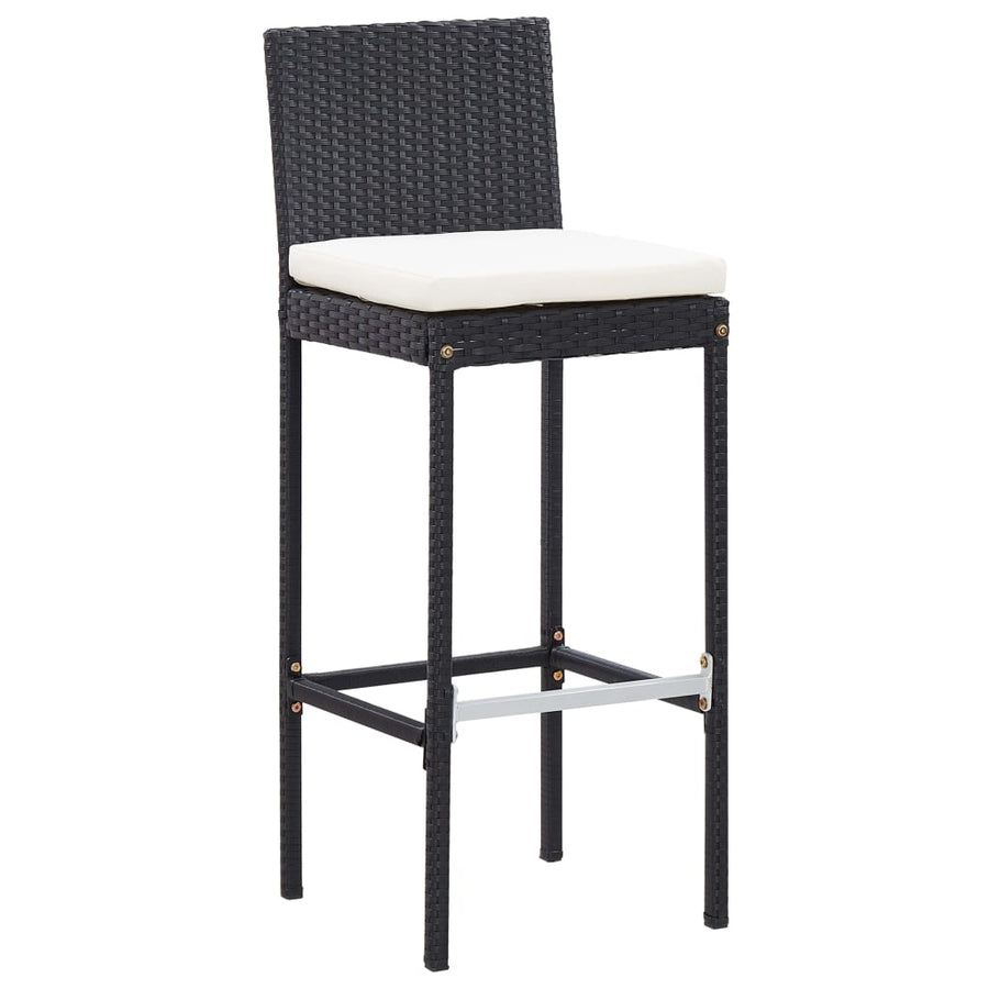 5-Delige Tuinbarset Poly Rattan En Acaciahout 4