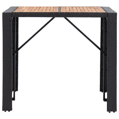 5-Delige Tuinbarset Poly Rattan En Acaciahout 4