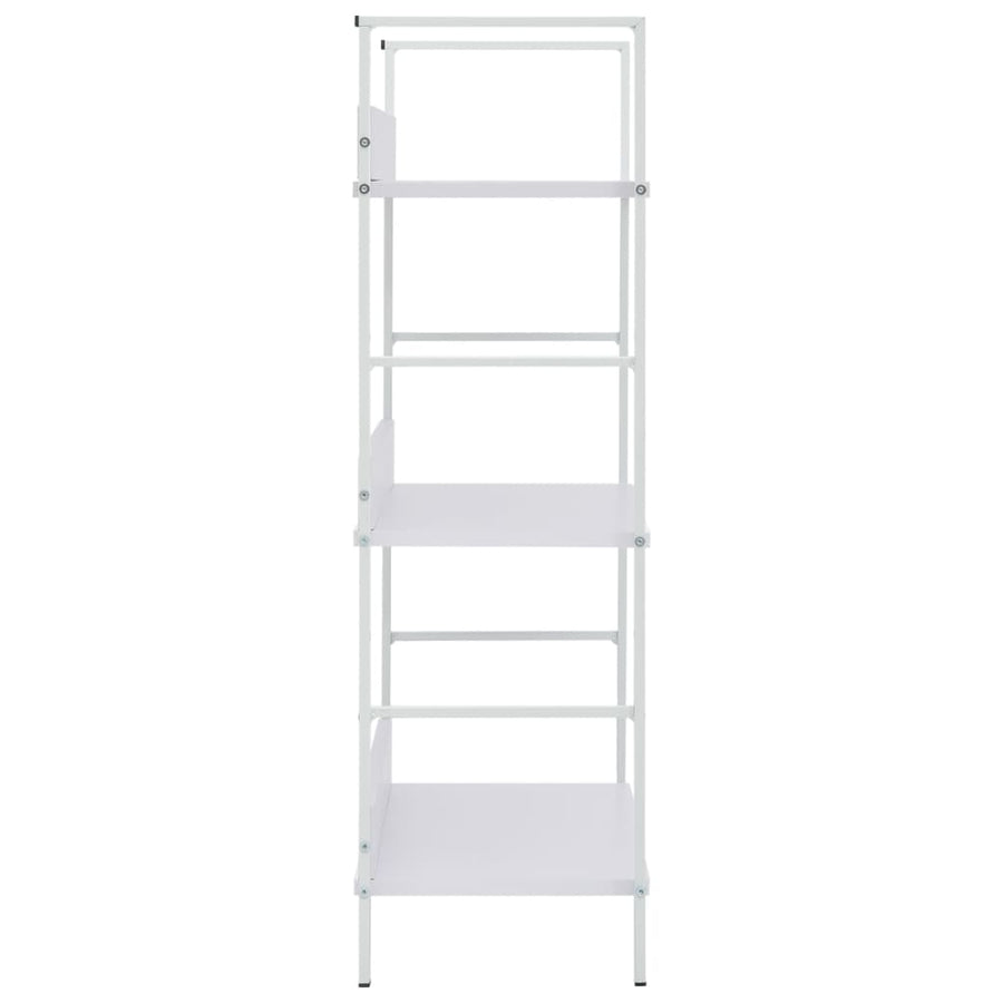 Boekenkast Met 3 Schappen 60X27,6X90,5 Cm Bewerkt Hout 60 x 27.6 x 90.5 cm Wit