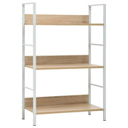 Boekenkast 60x27,6x90,5 cm bewerkt hout eikenkleurig