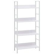 Boekenkast 60x27,6x124,5 cm wit bewerkt hout