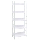 Boekenkast 60x27,6x158,5 cm wit bewerkt hout