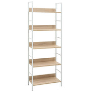 Boekenkast 60x27,6x158,5 cm bewerkt hout eikenkleur