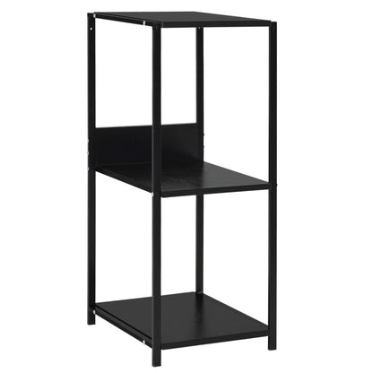 Boekenkast 33,5X39,6X79,7 Cm Bewerkt Hout Zwart