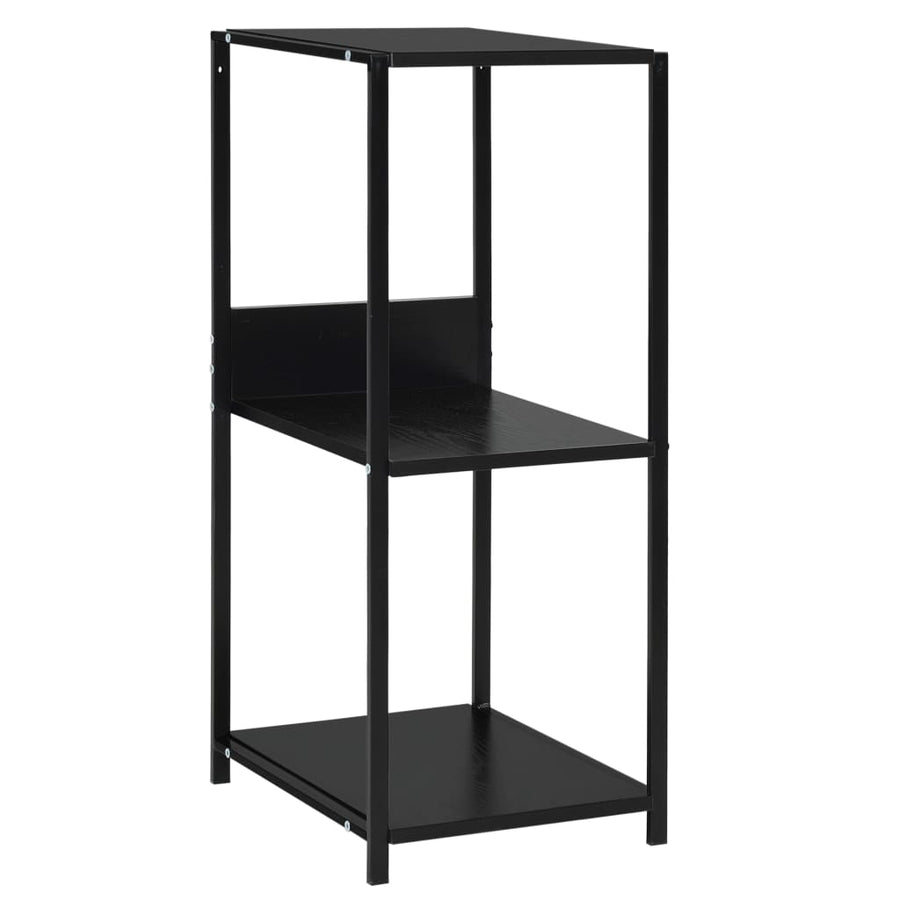 Boekenkast 33,5X39,6X79,7 Cm Bewerkt Hout Zwart