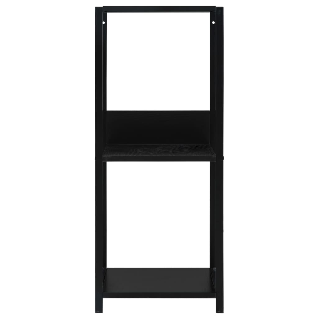 Boekenkast 33,5X39,6X79,7 Cm Bewerkt Hout Zwart