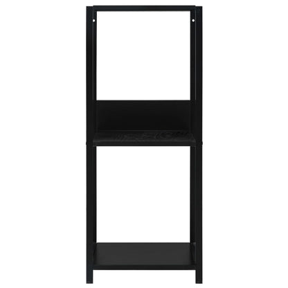 Boekenkast 33,5X39,6X79,7 Cm Bewerkt Hout Zwart