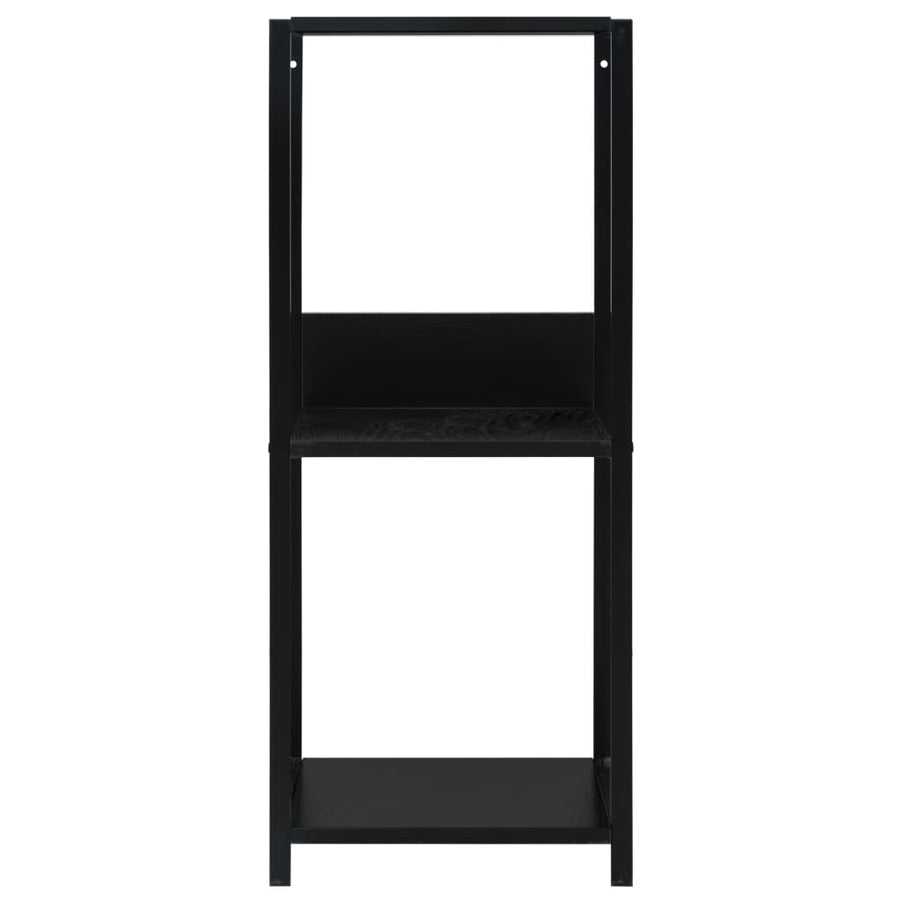Boekenkast 33,5X39,6X79,7 Cm Bewerkt Hout Zwart