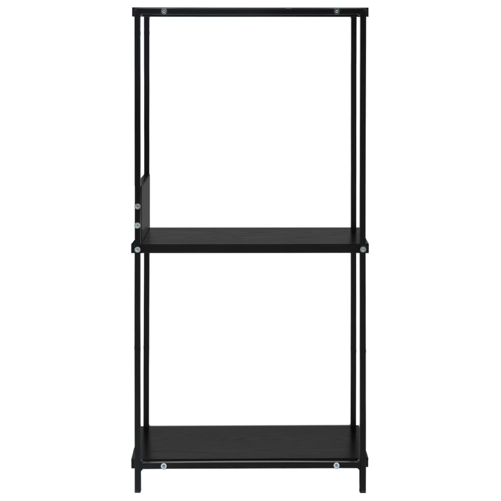 Boekenkast 33,5X39,6X79,7 Cm Bewerkt Hout Zwart