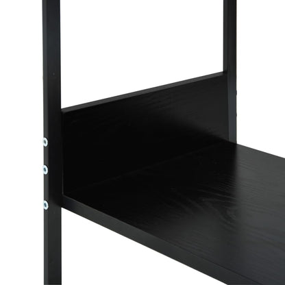 Boekenkast 33,5X39,6X79,7 Cm Bewerkt Hout Zwart