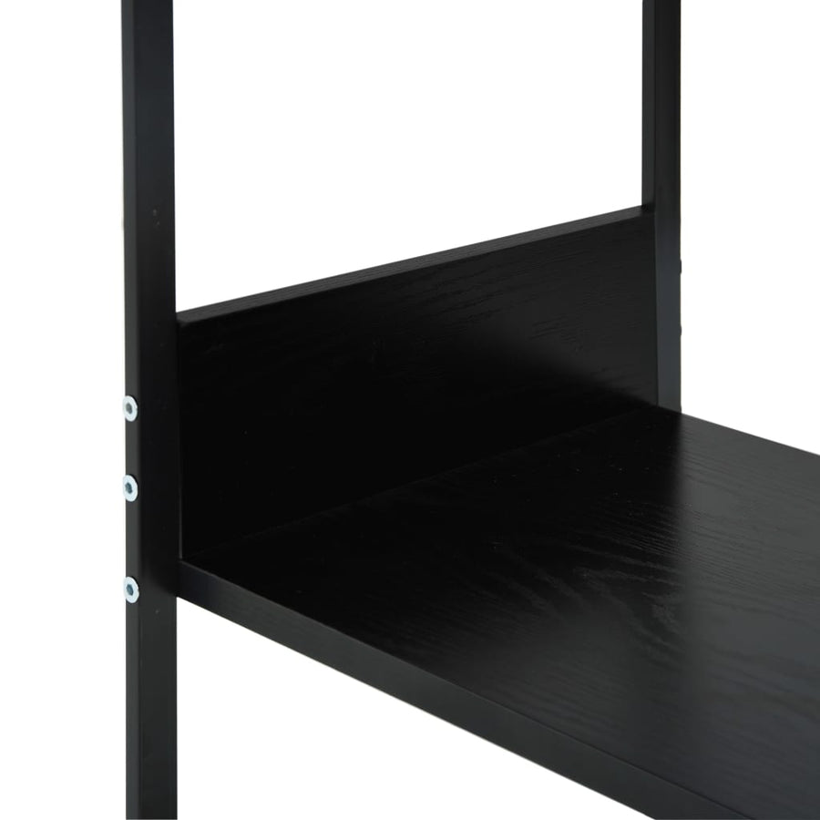 Boekenkast 33,5X39,6X79,7 Cm Bewerkt Hout Zwart