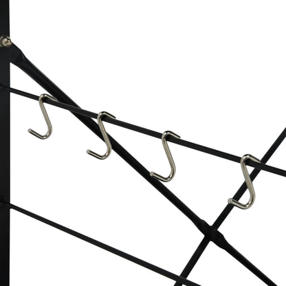 Magnetronkast 60X39,6X79,5 Cm Bewerkt Hout Kleur Zwart en eiken
