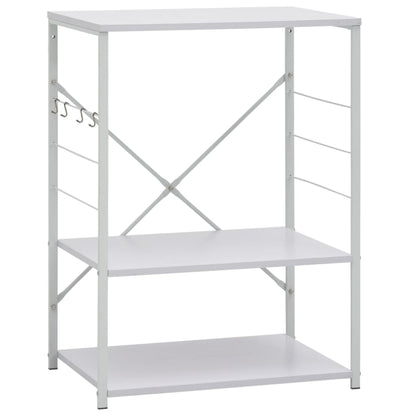 Magnetronkast 60X39,6X79,5 Cm Bewerkt Hout Wit